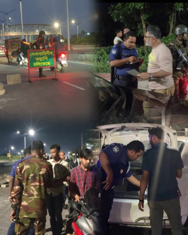 পূর্বাচল ৩০০ ফিটে যৌথ বাহিনীর অভিযান