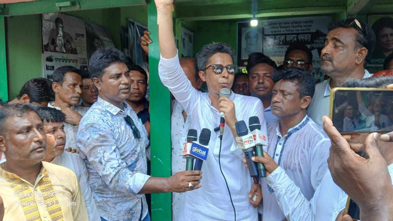 সুনামগঞ্জ-১ আসনে বিএনপির সম্ভাব্য প্রার্থী মাহবুবুর রহমানের ঈদ পরবর্তী শুভেচ্ছা ও পথসভা