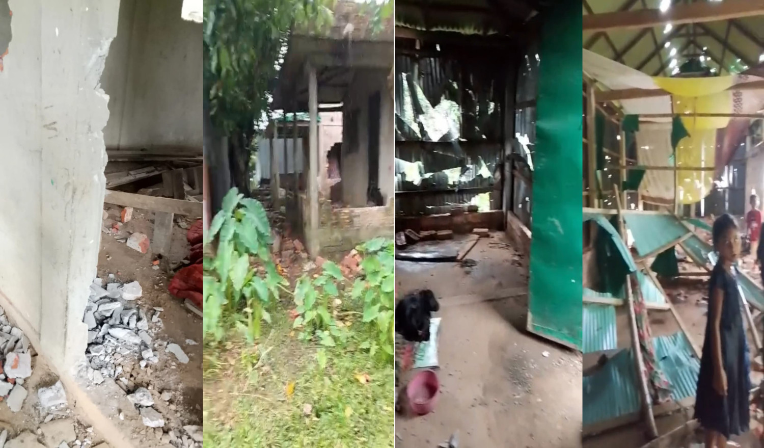 তাহিরপুরে ৯টি বাড়িতে ভাঙচুর ও লুটপাটের অভিযোগ