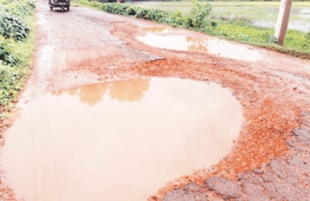 বেহাল সড়কে চরম ভোগান্তি, বারবার আশ্বাসেও মেলে না প্রতিকার দীর্ঘদিন ধরে সংস্কার না হওয়ায় খানাখন্দে চরাঞ্চলের