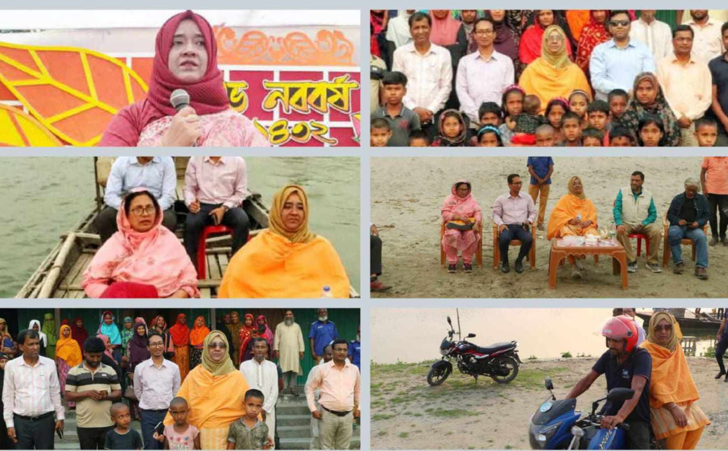 কুড়িগ্রামে চরাঞ্চলের মানুষের জীবন মানোন্নয়নে জেলা প্রশাসক নুসরাত সুলতানার অদম্য ছুটে চলা