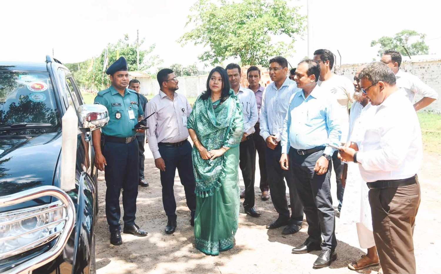 তথ্য কমপ্লেক্স নির্মাণ প্রকল্প ও বাংলাদেশ বেতারের ময়মনসিংহ কার্যালয় পরিদর্শনে -তথ্য সচিব