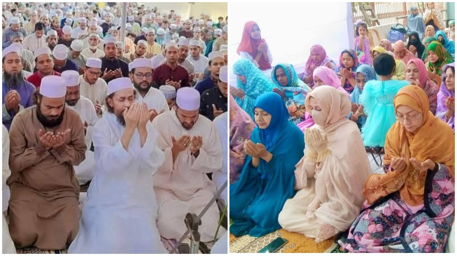 আহলে সুন্নাত হালিশহরে ঈদুল ফিতরের জামাত অনুষ্ঠিত, নারী-পুরুষের সম্মিলিত অংশগ্রহণ