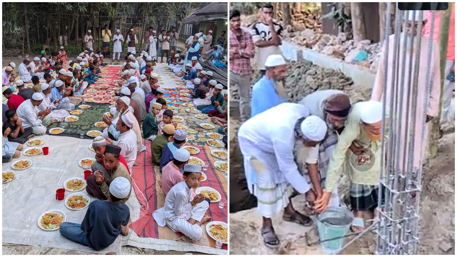 নেত্রকোনায় মাদীনাতুল খাইরী আল-ইসলামী-এর ৫৮তম প্রজেক্টের ভিত্তিপ্রস্তর স্থাপন