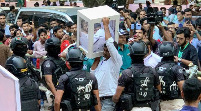 রাকসু নির্বাচনে ভোট পড়েছে-(৭০) শতাংশ