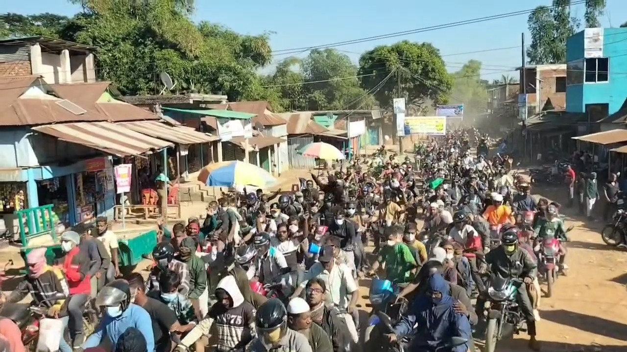 সুনামগঞ্জ-১ আসনের বিএনপির প্রাথমিক মনোনয়ন বঞ্চিত প্রার্থী, চূড়ান্ত মনোনয়ন প্রত্যাশী কামরুজ্জামান কামরুলের মোটরসাইকেল শোডাউন
