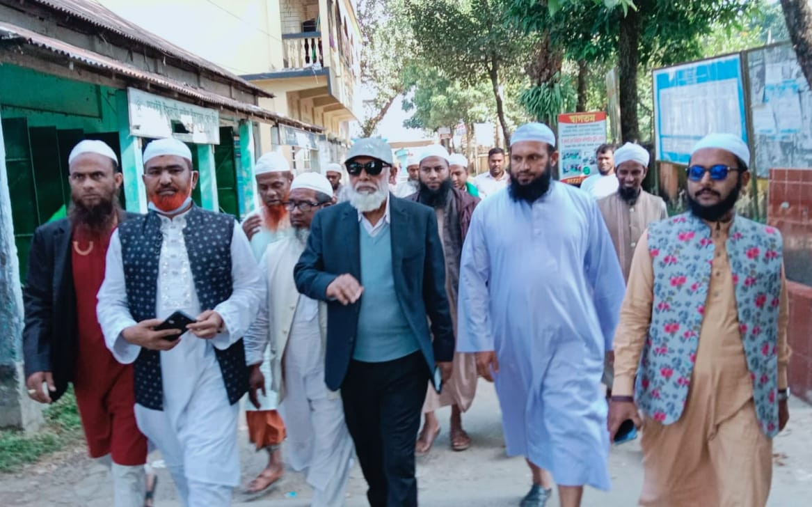 জামালগঞ্জে ভোটের হাওয়া: হাতপাখা প্রতীকের প্রার্থী ডা. রফিকুলের গণসংযোগ