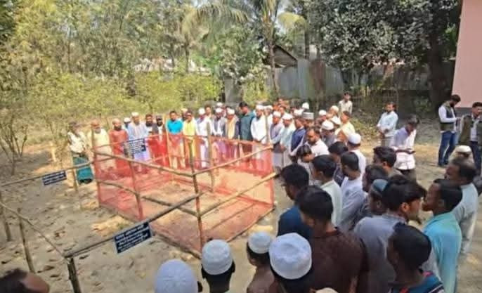 শ্রীবরদীর প্রয়াত জামায়েত নেতা বাদলের পরিবারের পাশে সাংসদ রাশেদুল ইসলাম