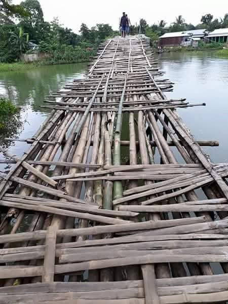 তাহিরপুরে বৌলাই নদীতে সেতুর দাবিতে চার গ্রামের মানুষের আকুল আবেদন